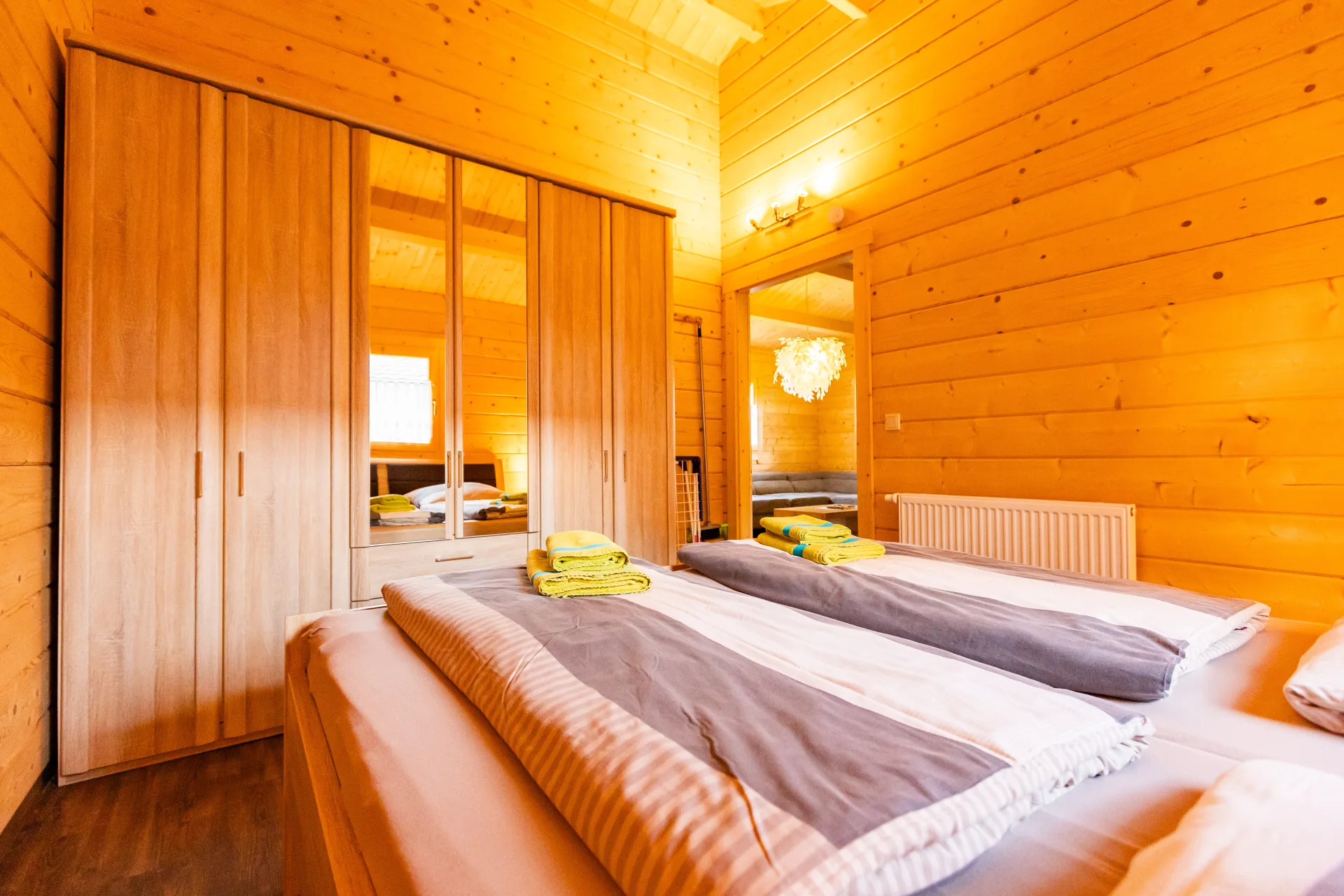 Bungalow Nr. 1 – Schlafzimmer