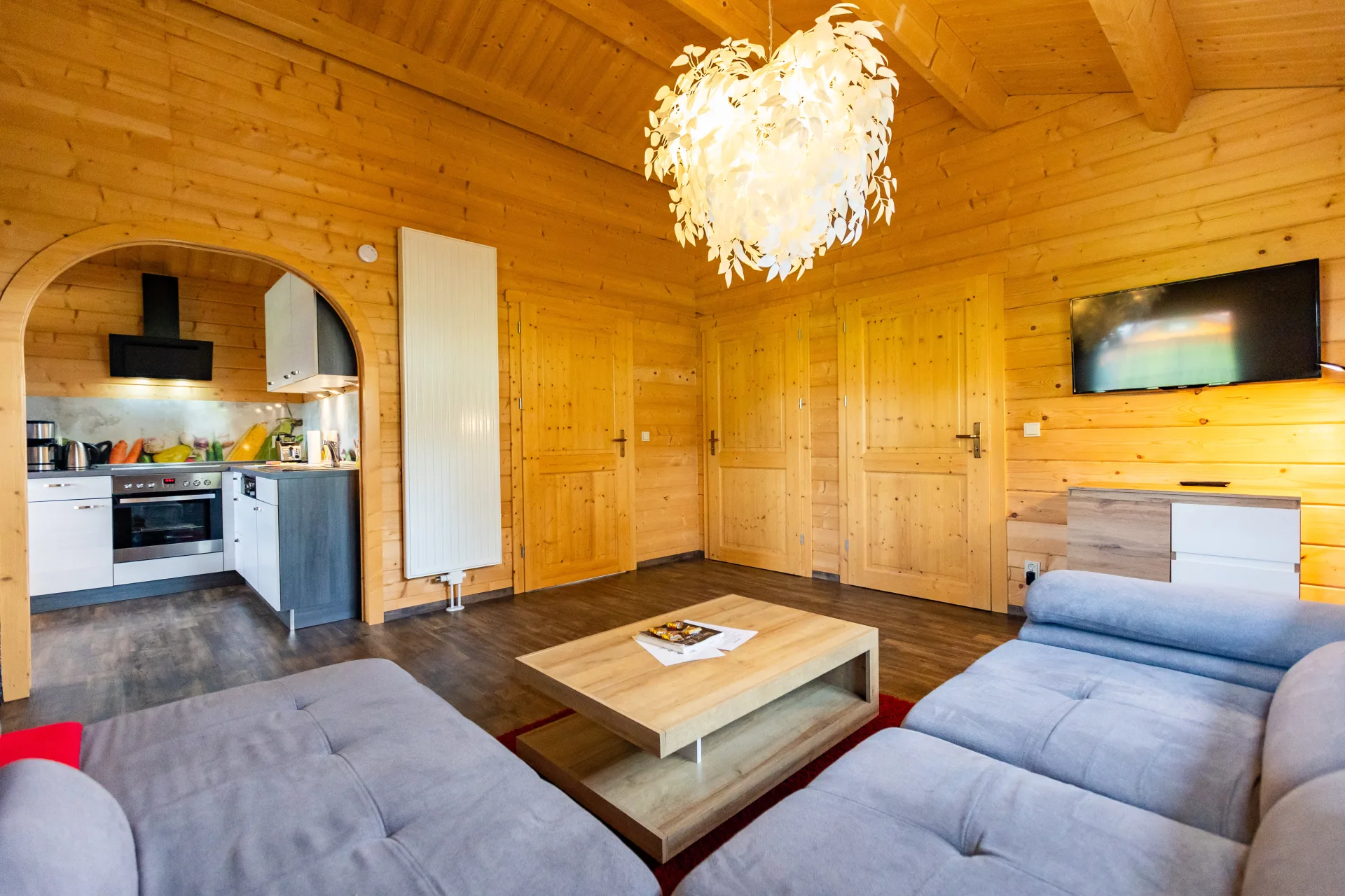 Bungalow Nr. 1 – Wohnzimmer