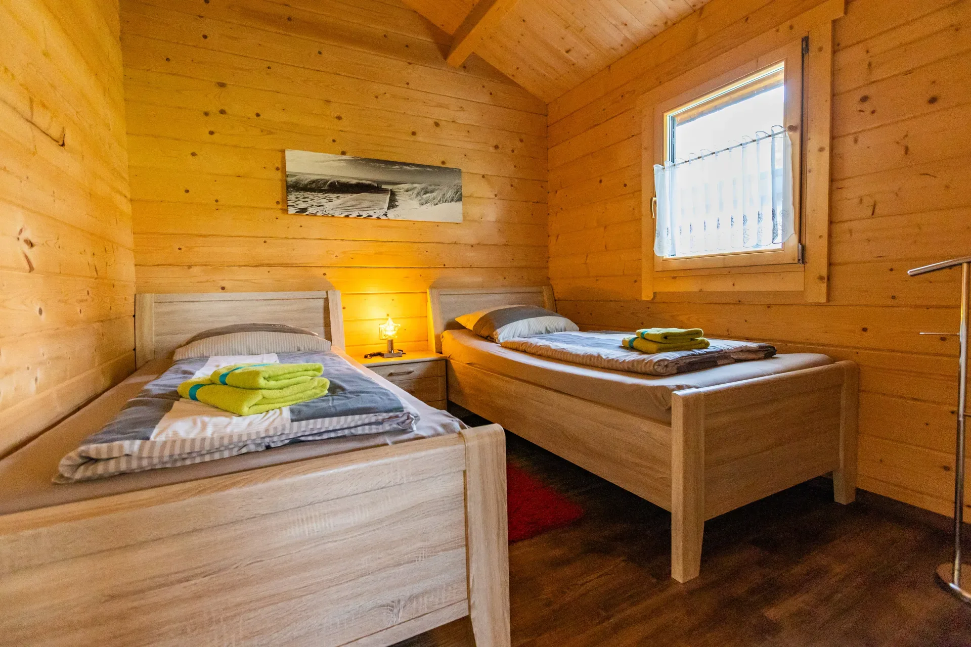 Bungalow Nr. 2 – Schlafzimmer